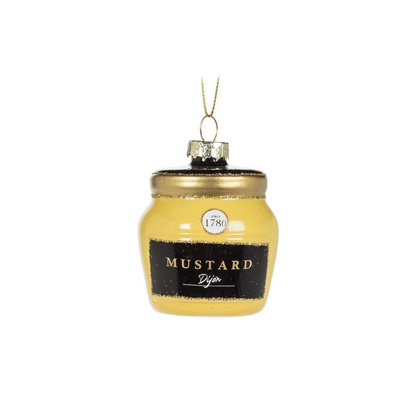 Dijon Mustard Jar Ornament