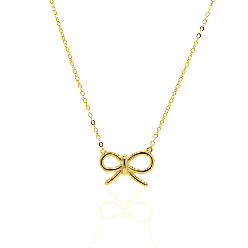 Ribbon Bow Necklace