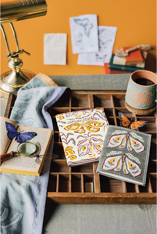 Set of Two Block Print Notebooks