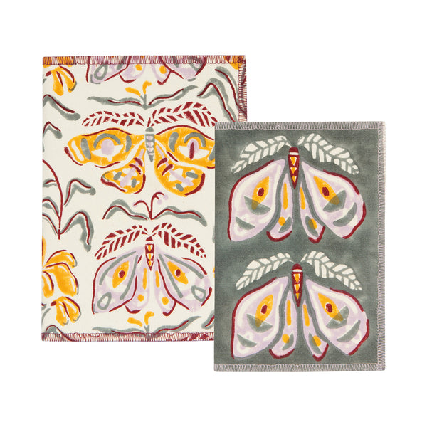 Set of Two Block Print Notebooks