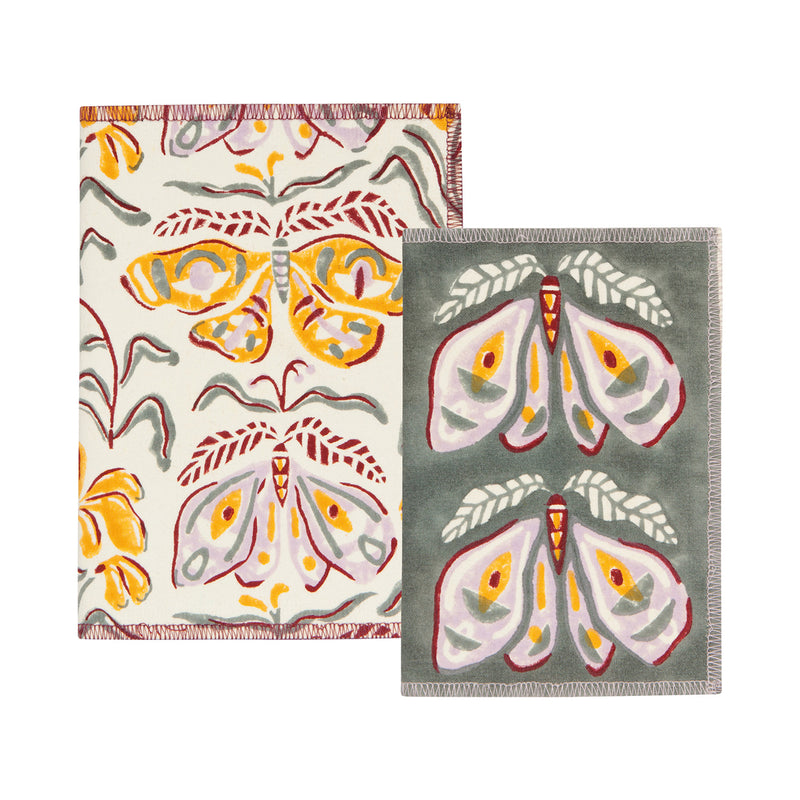 Set of Two Block Print Notebooks