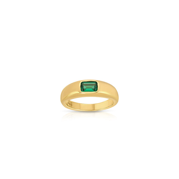 Emerald Nola Ring