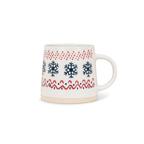 Winter Wide Base Mugs