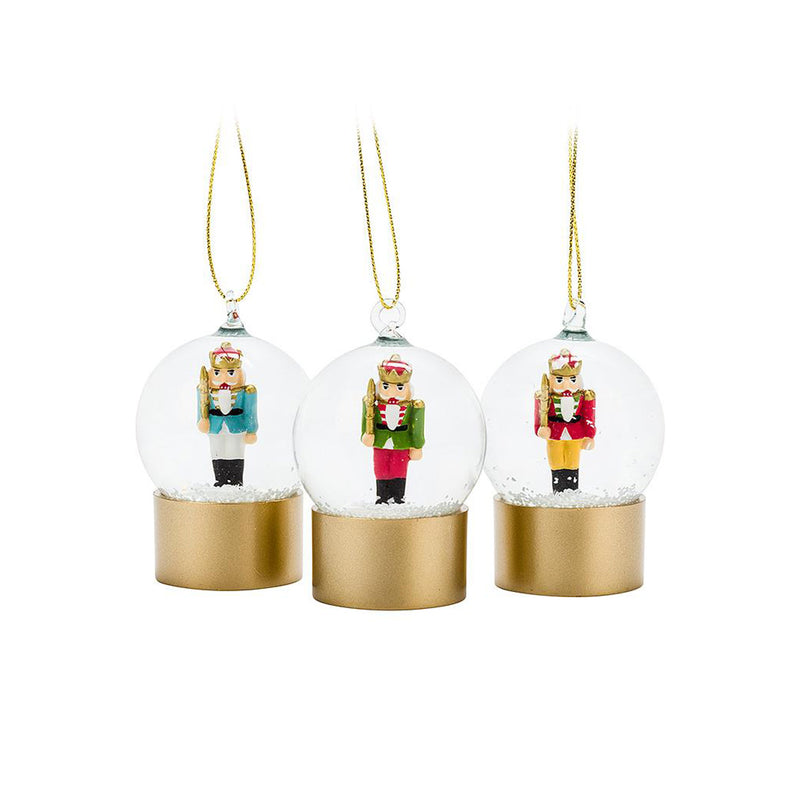 Nutcracker Snow Globe Ornament