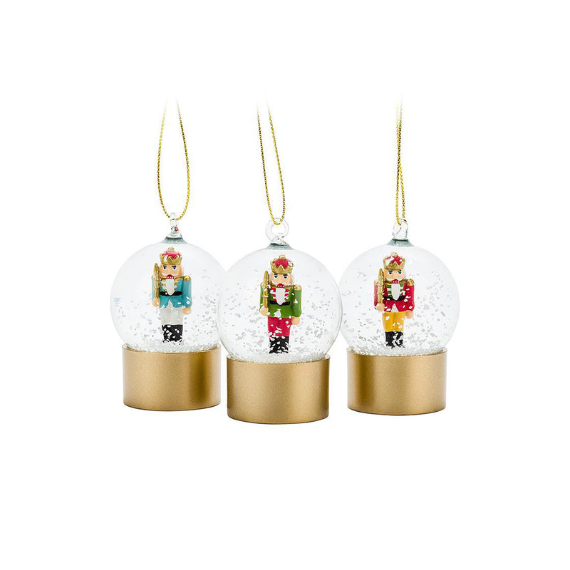 Nutcracker Snow Globe Ornament