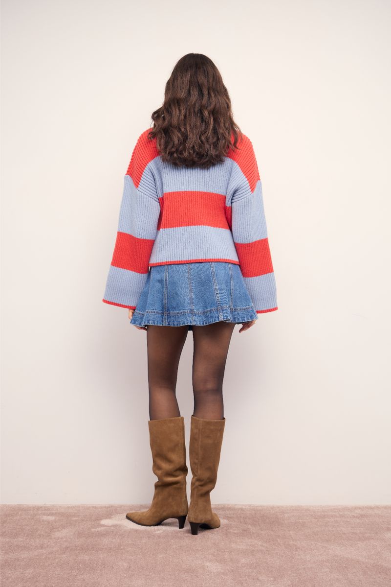 Freja Stripe Chunky Knit