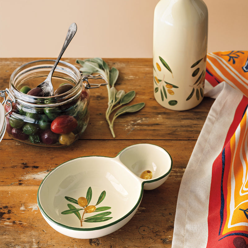 Olive Divided Dish
