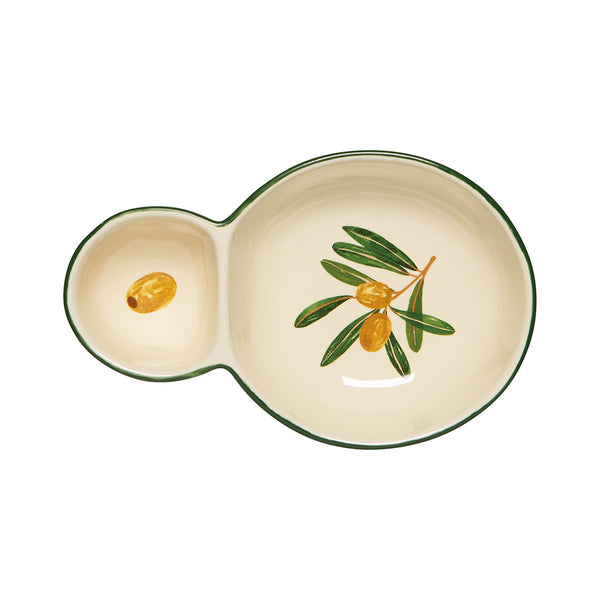 Olive Divided Dish
