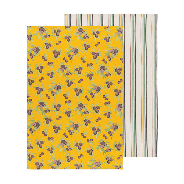 Coordinated Cotton Dishtowels - Set of Two