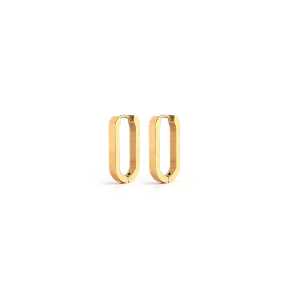 Gold Ovio Hoops