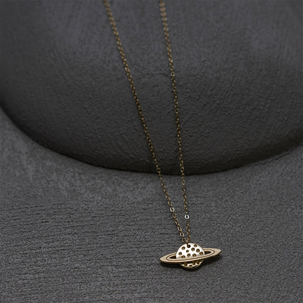 Gold Vermeil Planet Necklace
