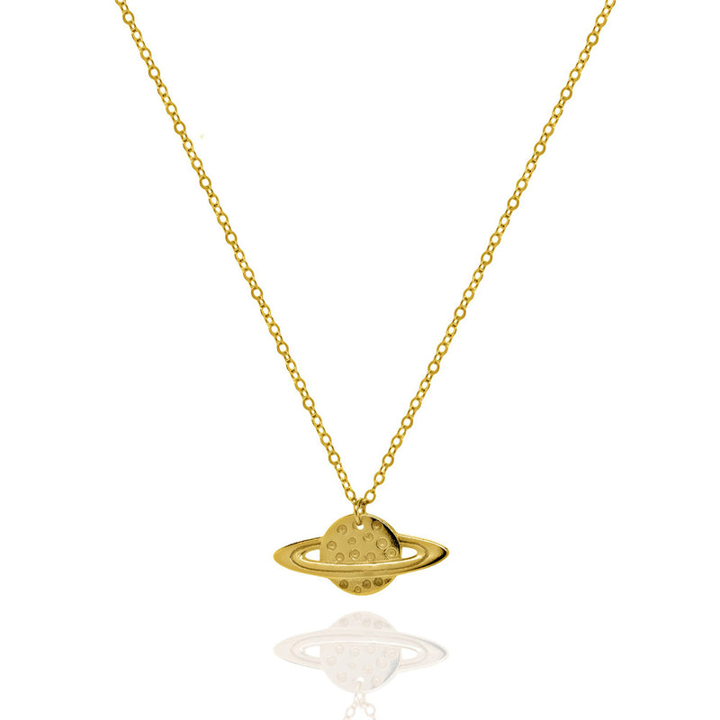 Gold Vermeil Planet Necklace