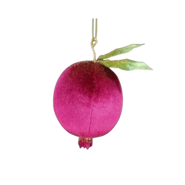 Glitter Pomegranate Ornament