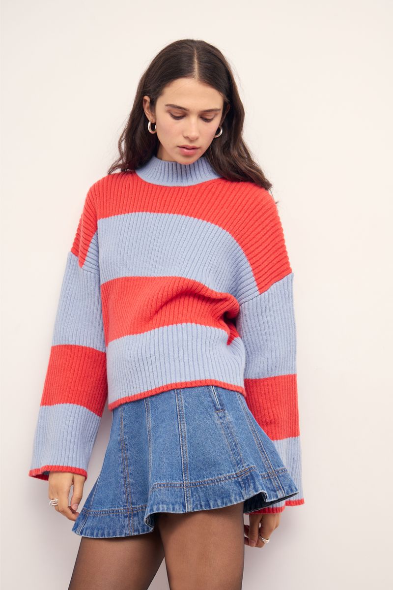 Freja Stripe Chunky Knit