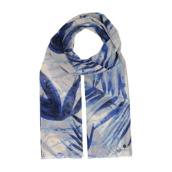 Shadow Palms Cotton Scarf