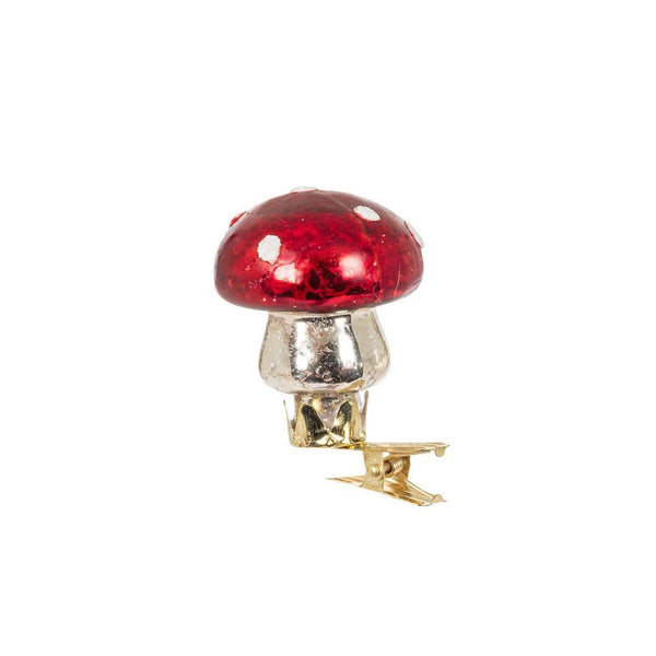 Mini Mushroom Clip On Ornament