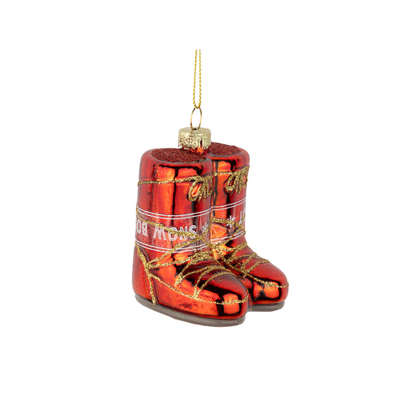 Red Snow Boots Ornament