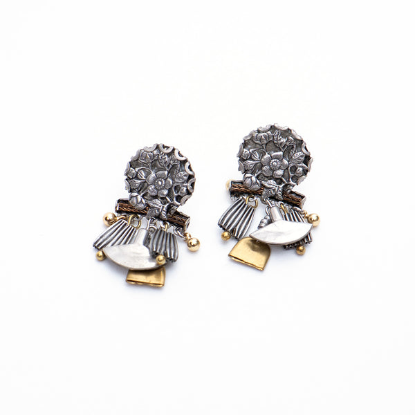 Metal Bloom Set, Sala Earrings
