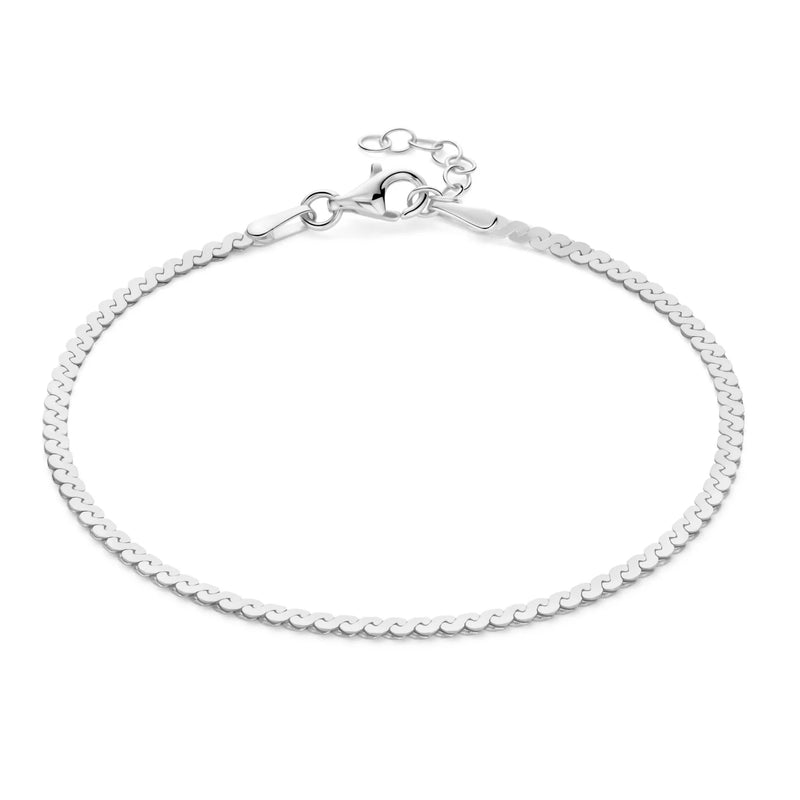 Silver Serpentine Bracelet