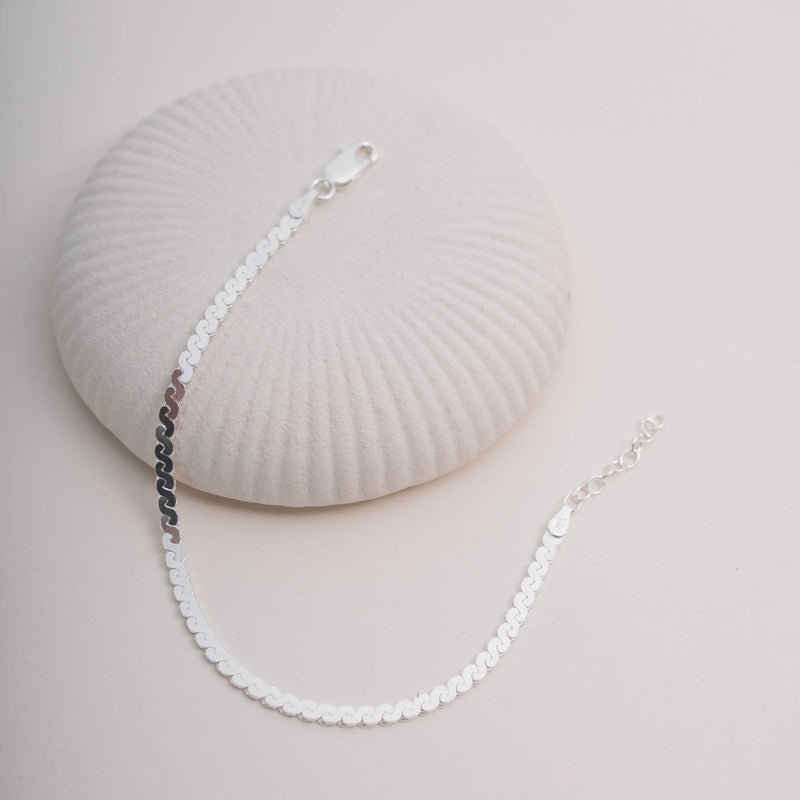 Silver Serpentine Bracelet