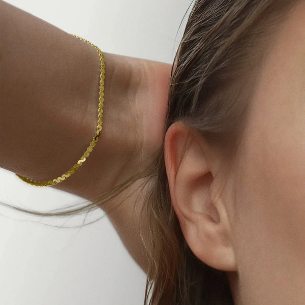 Gold Vermeil Serpentine Bracelet