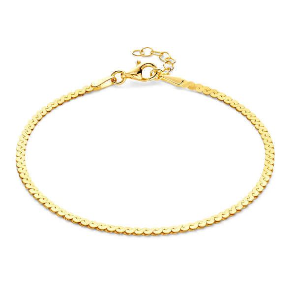 Gold Vermeil Serpentine Bracelet