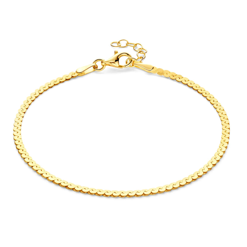 Gold Vermeil Serpentine Bracelet