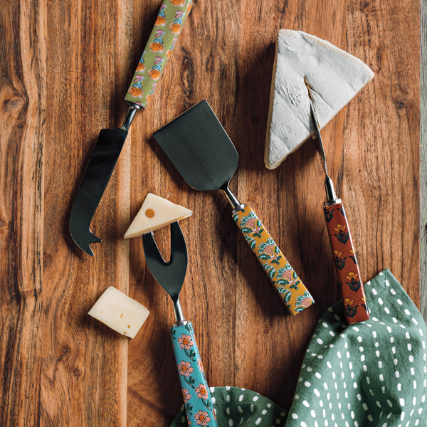 Mosaic Cheese Knives Set of 4