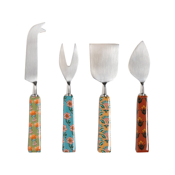 Mosaic Cheese Knives Set of 4