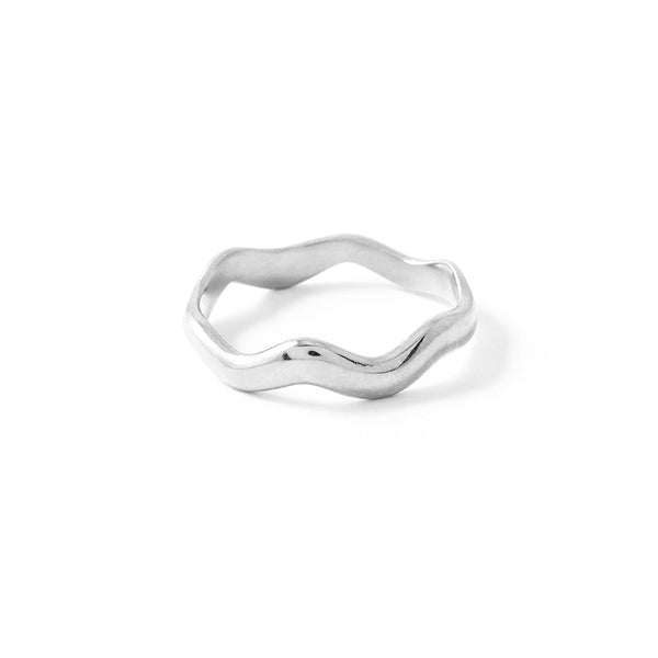 Silver Sillon Ring