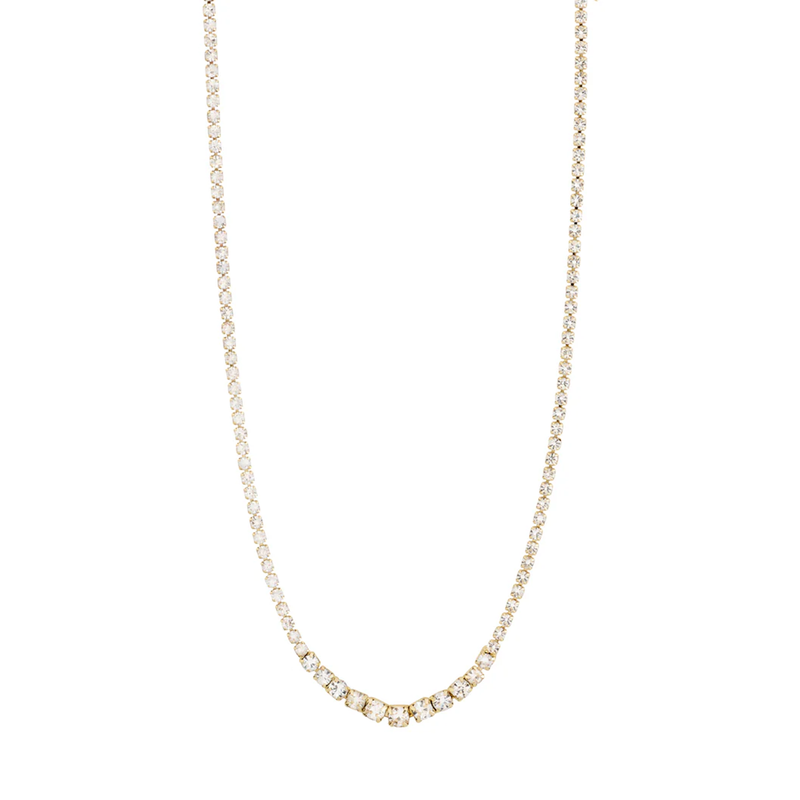 Sky Gold Plated Crystal Necklace