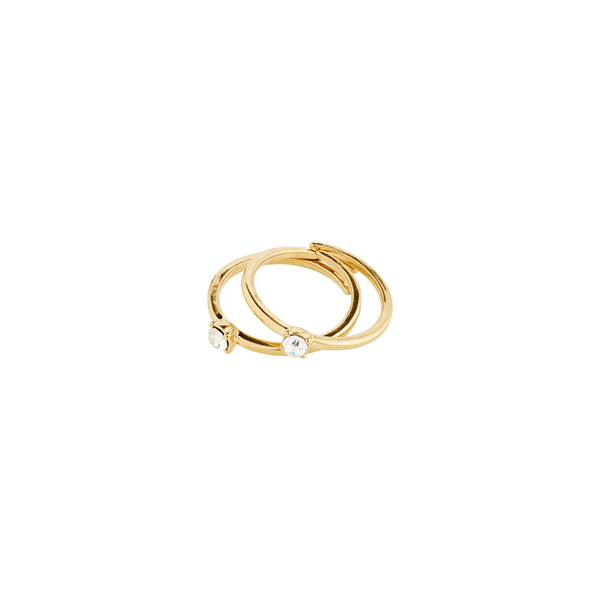 Sky Gold Plated Ring Set