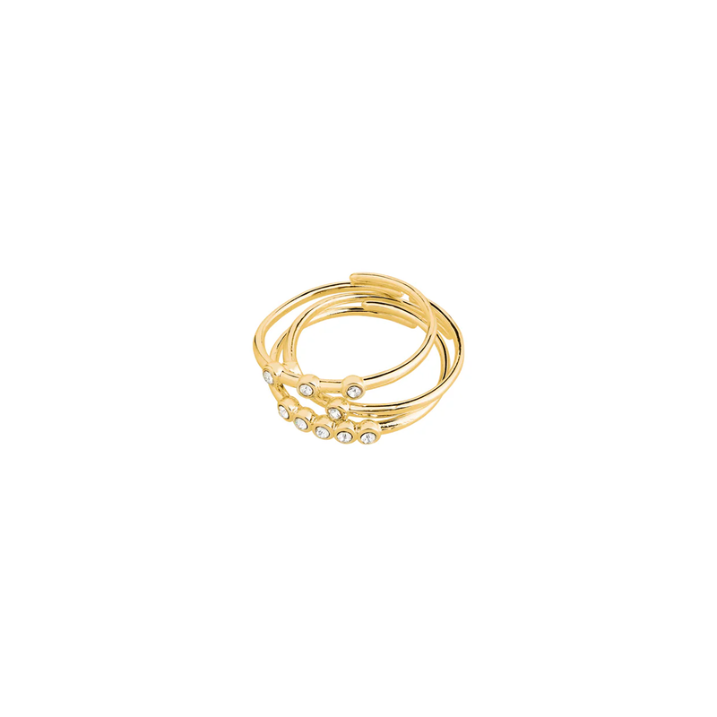 Sloan Gold Plated Ring Set