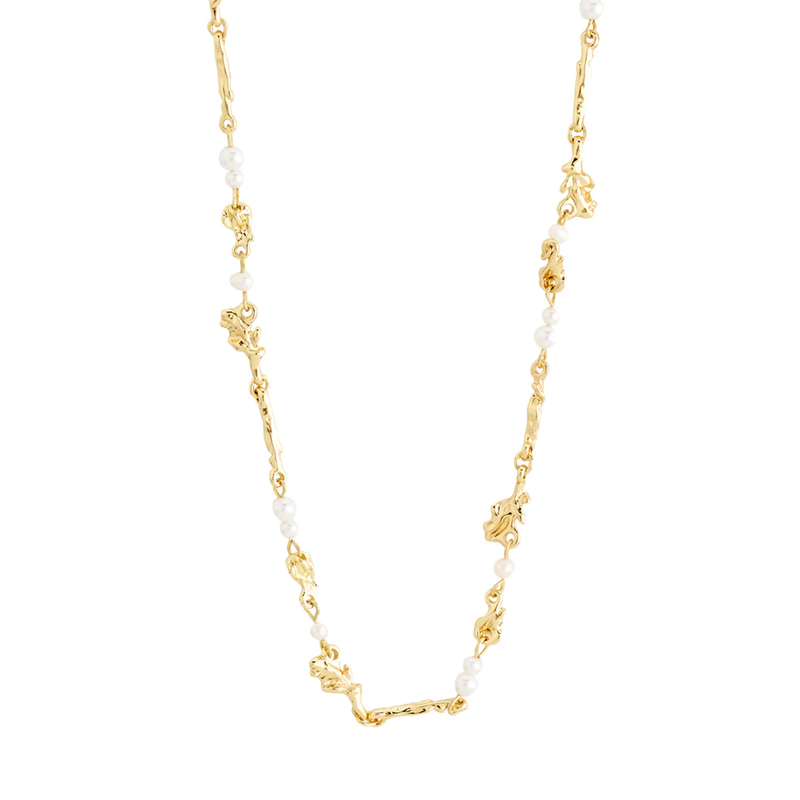 Sloan Gold Plated Pearl Necklace