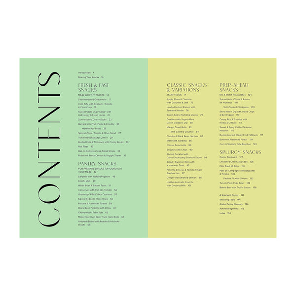 Snacking Dinners Cookbook