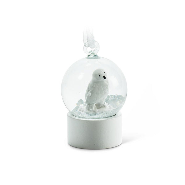 White Arctic Animal Snow Globe Ornament