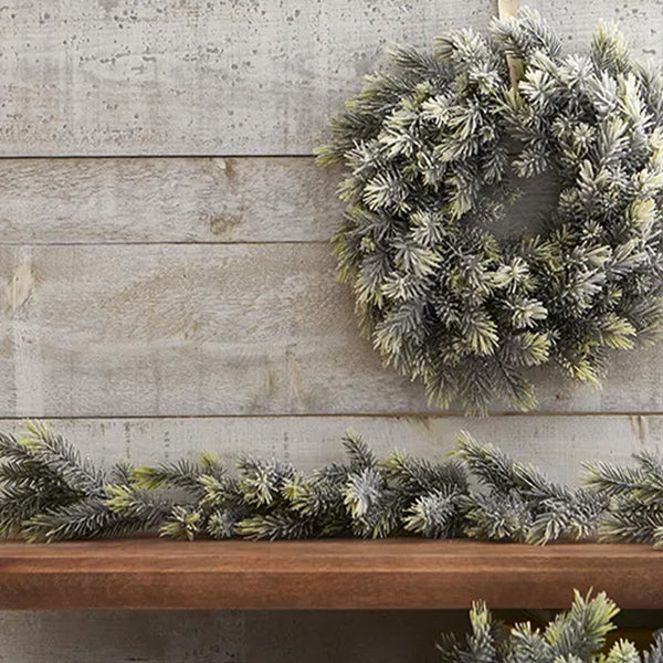 Soft Frosted Fir Green Garland