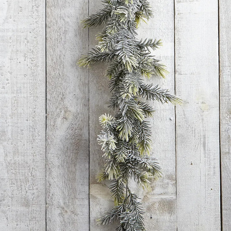 Soft Frosted Fir Green Garland