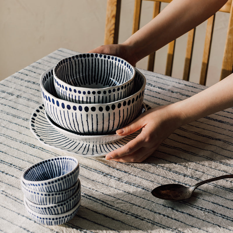 Small Sprout Stamped Mixing Bowl