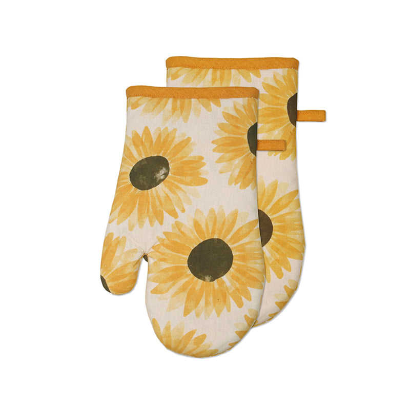 Sunflower Oven Mitts