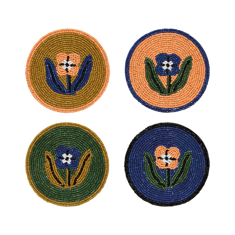 Beaded Coasters Set
