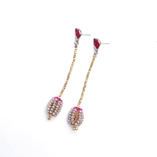Velora Earrings - Berry Blush Set