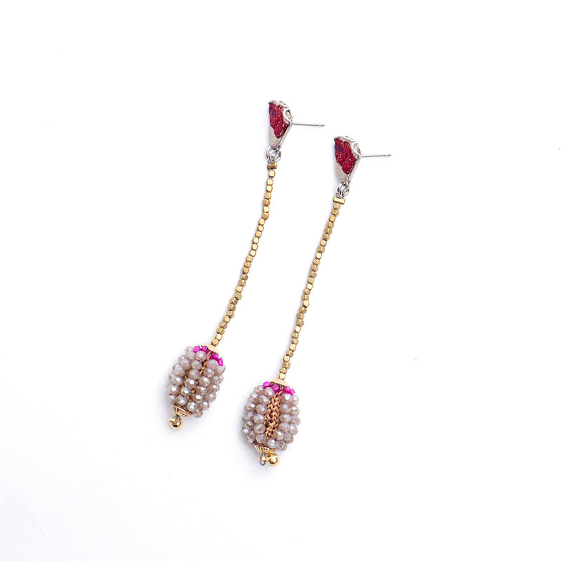 Velora Earrings - Berry Blush Set