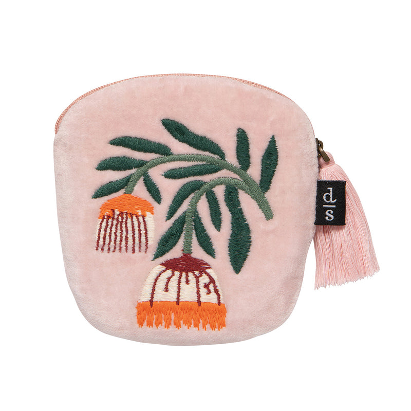 Embroidered Coin Purse