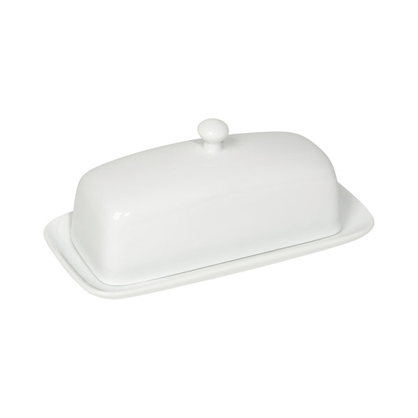 Rectangular White Butter Dish