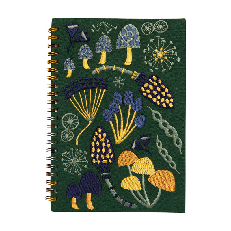 Ring Bound Embroidered Notebook