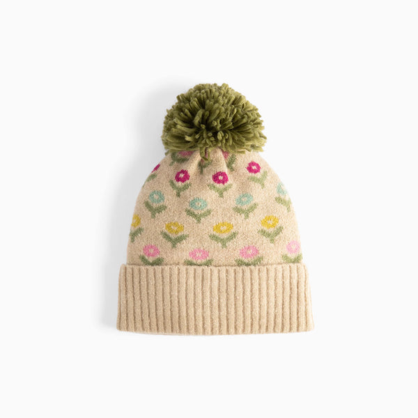 Willow Ditsy Flower Pompom Hat
