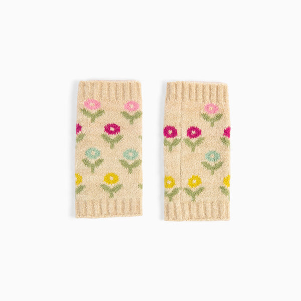 Willow Ditsy Flower Wrist Warmers