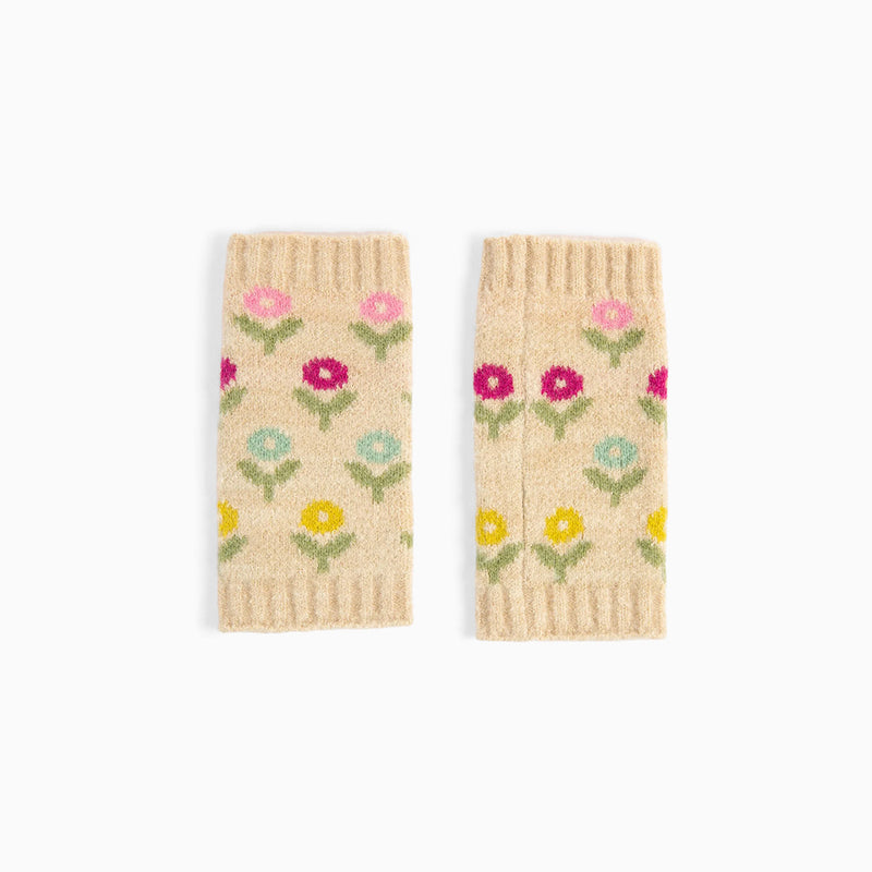 Willow Ditsy Flower Wrist Warmers