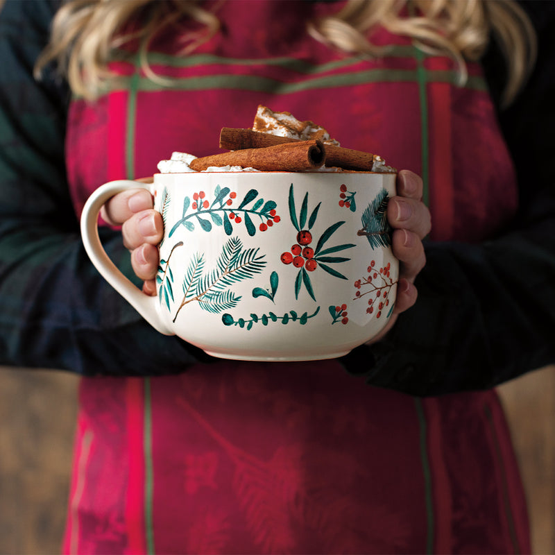 Winterberry Latte Mug